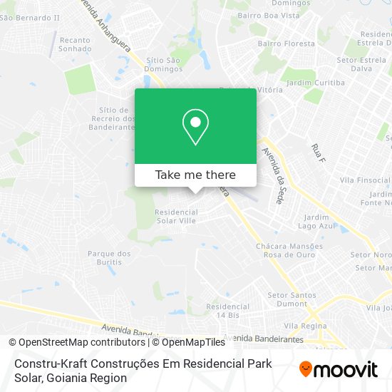 Mapa Constru-Kraft Construções Em Residencial Park Solar