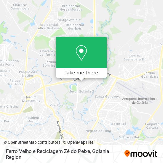 Ferro Velho e Reciclagem Zé do Peixe map