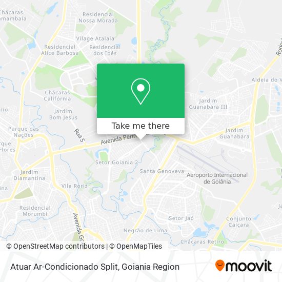 Atuar Ar-Condicionado Split map