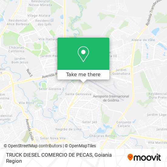 TRUCK DIESEL COMERCIO DE PECAS map