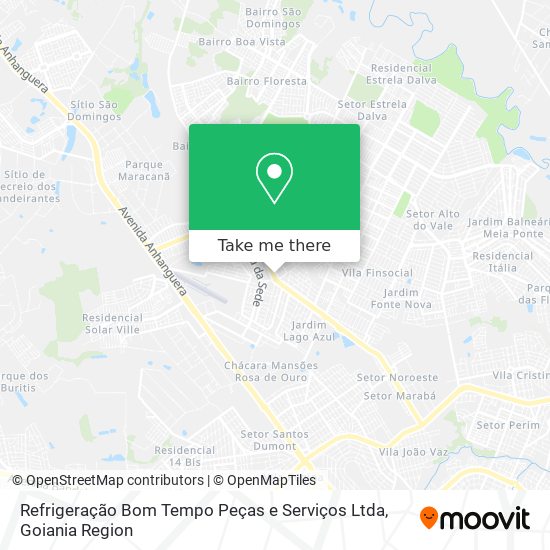 Refrigeração Bom Tempo Peças e Serviços Ltda map