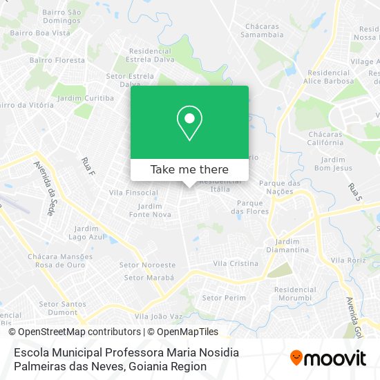 Escola Municipal Professora Maria Nosidia Palmeiras das Neves map