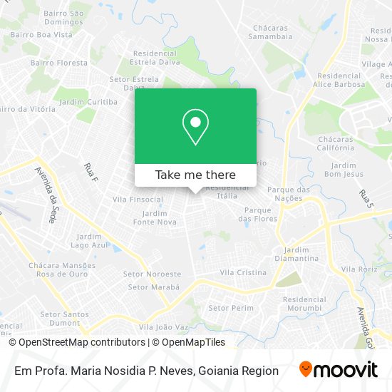 Em Profa. Maria Nosidia P. Neves map