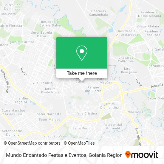 Mundo Encantado Festas e Eventos map