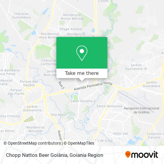 Chopp Nattos Beer Goiânia map