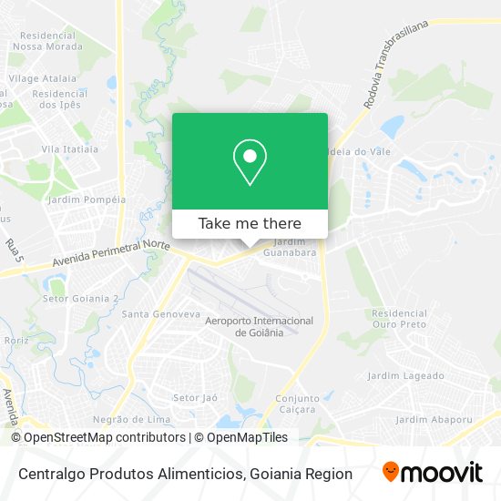 Centralgo Produtos Alimenticios map