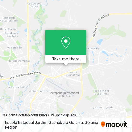 Escola Estadual Jardim Guanabara Goiânia map