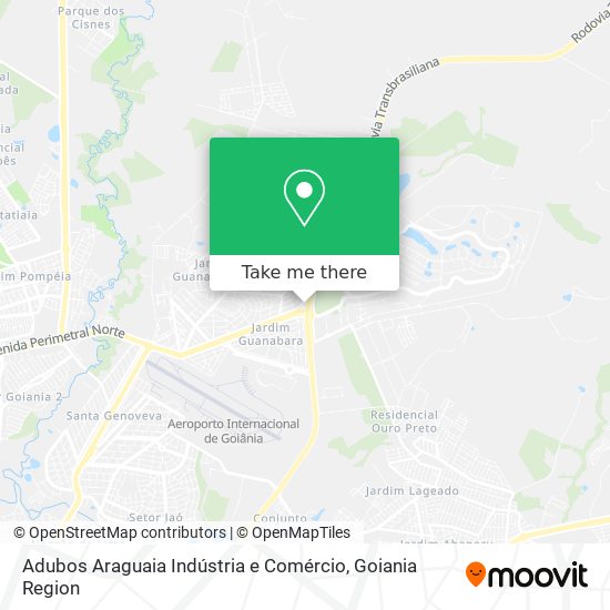 Adubos Araguaia Indústria e Comércio map