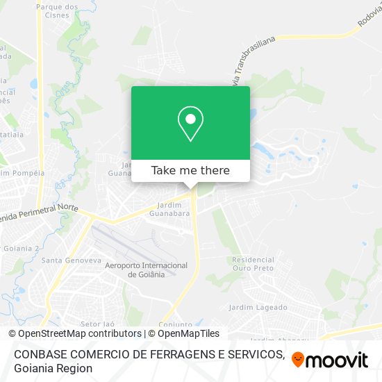 CONBASE COMERCIO DE FERRAGENS E SERVICOS map