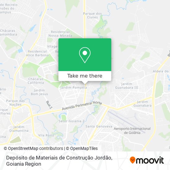 Depósito de Materiais de Construção Jordão map