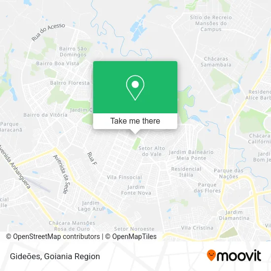 Gideões map