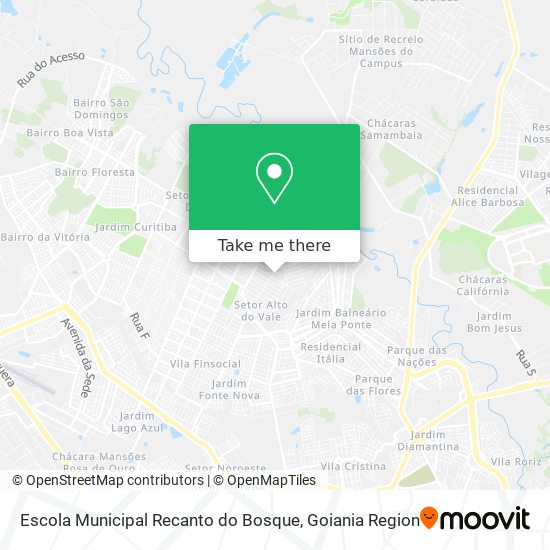 Escola Municipal Recanto do Bosque map