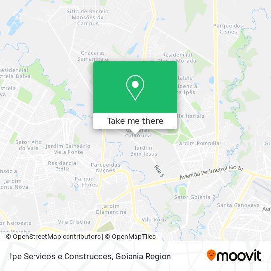 Ipe Servicos e Construcoes map