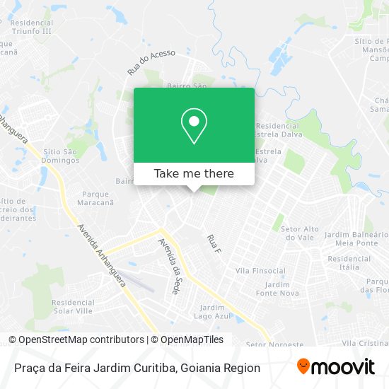 Praça da Feira Jardim Curitiba map