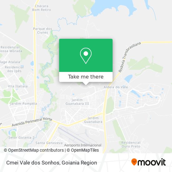 Cmei Vale dos Sonhos map