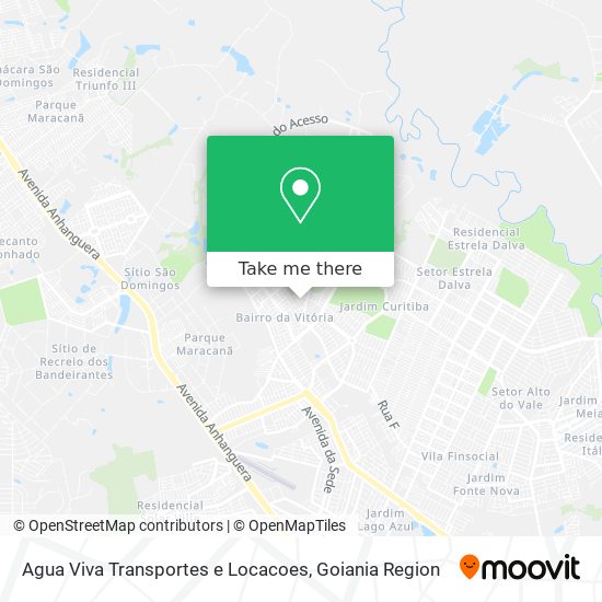 Agua Viva Transportes e Locacoes map