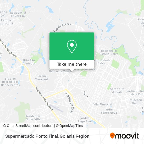 Supermercado Ponto Final map