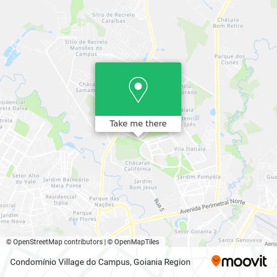Condomínio Village do Campus map