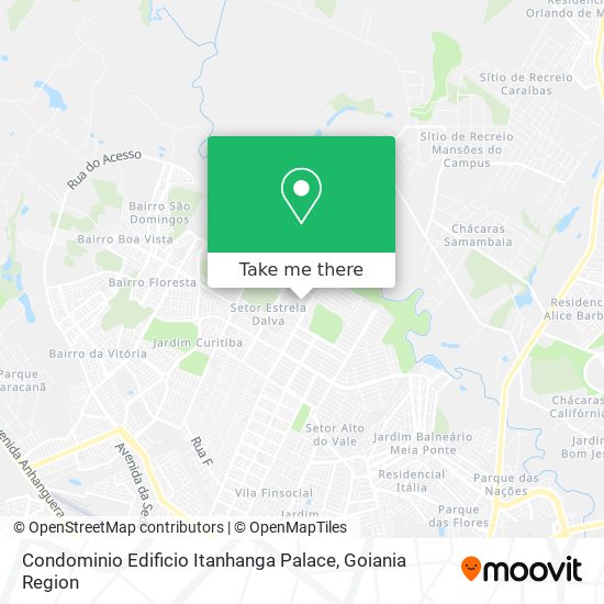 Condominio Edificio Itanhanga Palace map