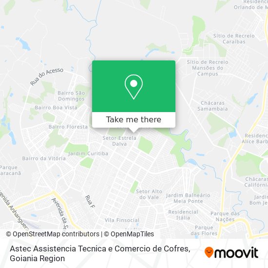 Astec Assistencia Tecnica e Comercio de Cofres map