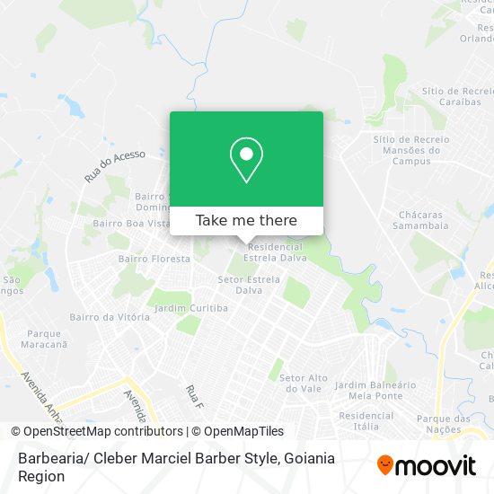 Barbearia/ Cleber Marciel Barber Style map