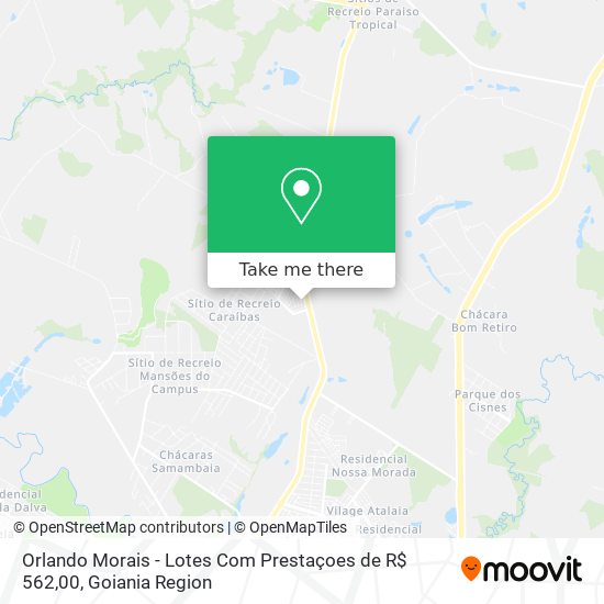 Orlando Morais - Lotes Com Prestaçoes de R$ 562,00 map