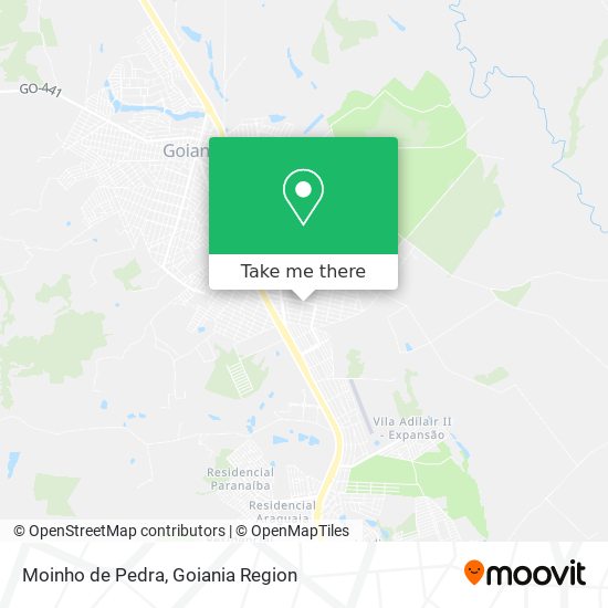 Mapa Moinho de Pedra