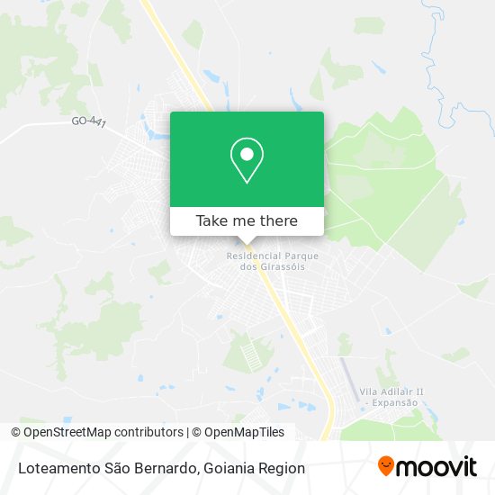 Loteamento São Bernardo map