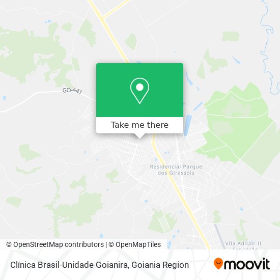 Clínica Brasil-Unidade Goianira map