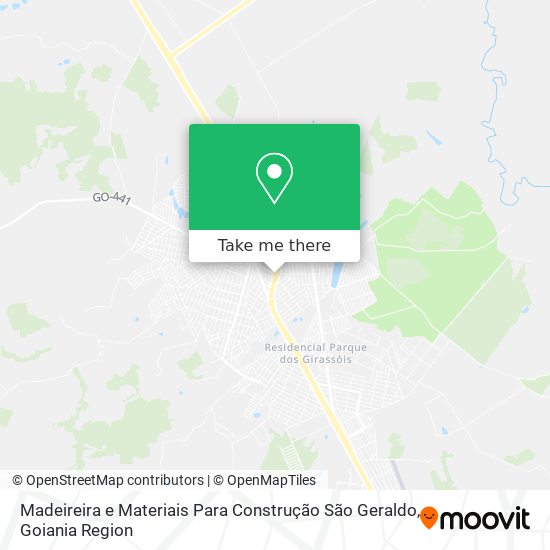 Madeireira e Materiais Para Construção São Geraldo map