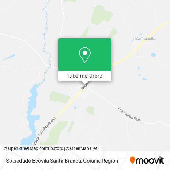 Sociedade Ecovila Santa Branca map