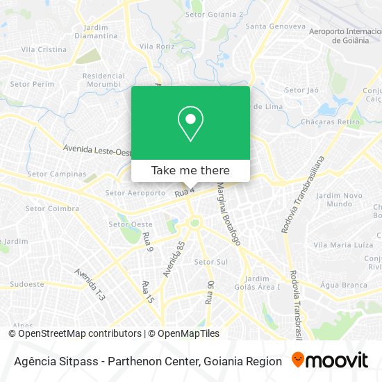 Agência Sitpass - Parthenon Center map