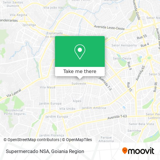 Supermercado NSA map