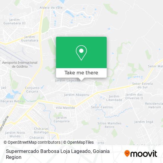 Mapa Supermercado Barbosa Loja Lageado