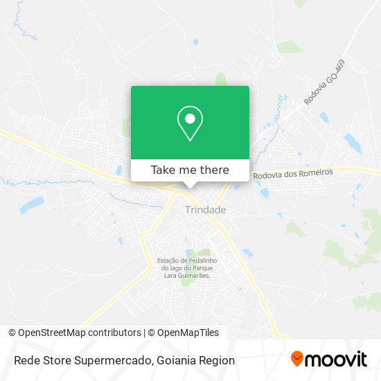 Rede Store Supermercado map