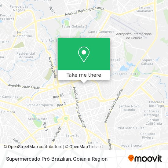 Supermercado Pró-Brazilian map