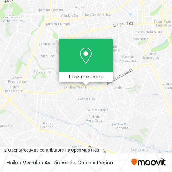 Haikar Veículos Av. Rio Verde map