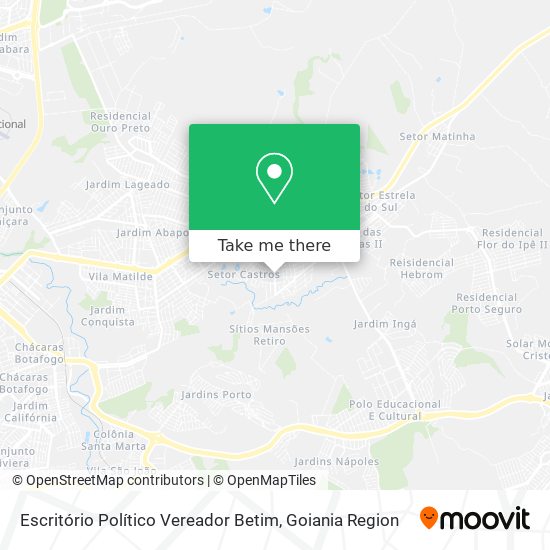 Escritório Político Vereador Betim map