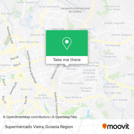 Supermercado Vieira map