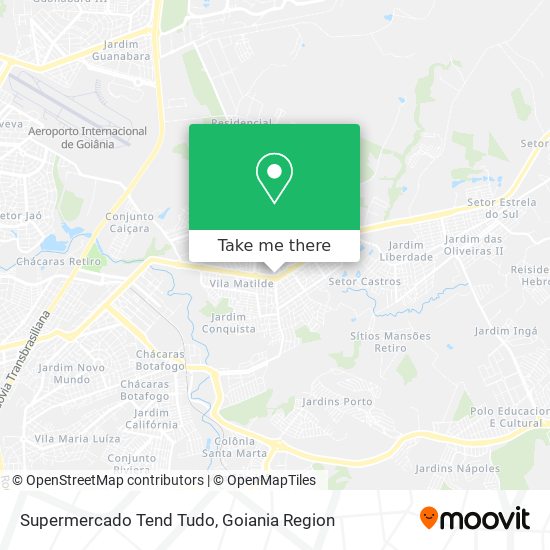 Mapa Supermercado Tend Tudo