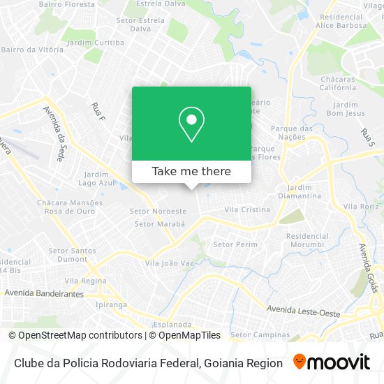 Clube da Policia Rodoviaria Federal map