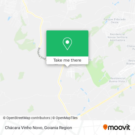 Chácara Vinho Novo map