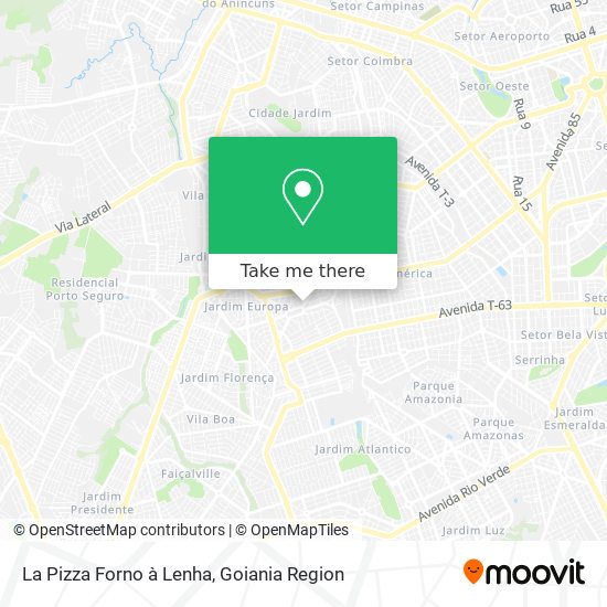 La Pizza Forno à Lenha map