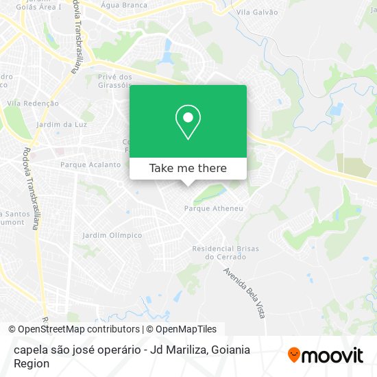 capela são josé operário - Jd Mariliza map