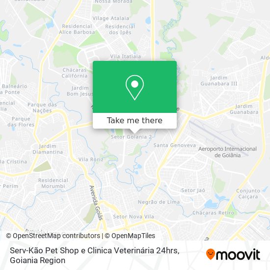 Serv-Kão Pet Shop e Clinica Veterinária 24hrs map