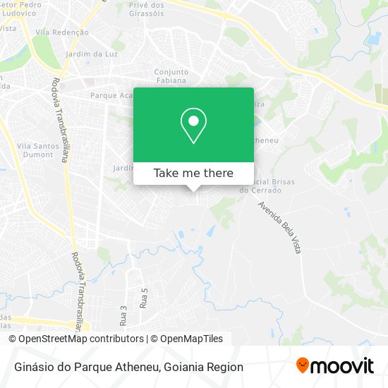 Ginásio do Parque Atheneu map