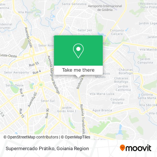 Supermercado Prátiko map