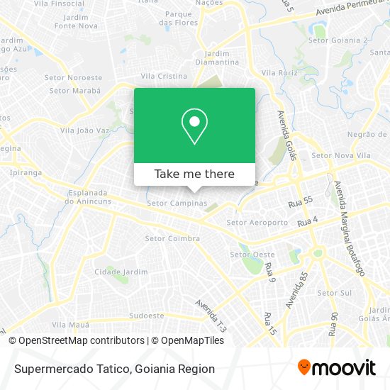 Supermercado Tatico map
