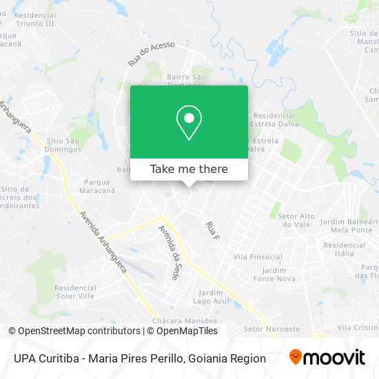 UPA Curitiba - Maria Pires Perillo map