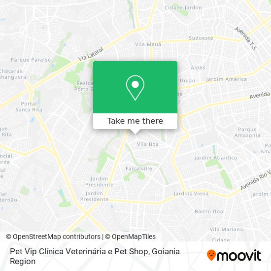 Pet Vip Clínica Veterinária e Pet Shop map